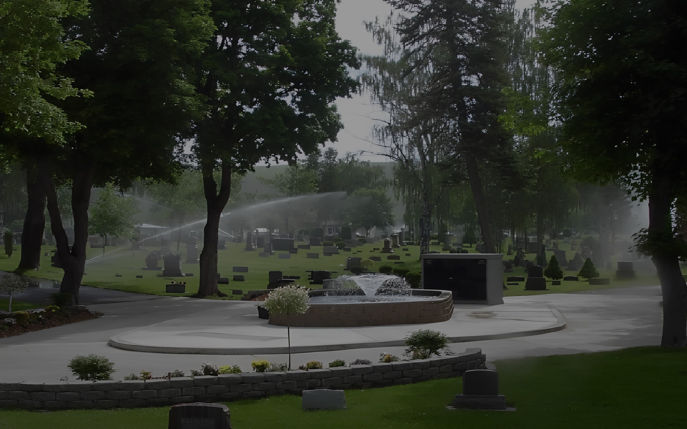 Photo with a view of Missoula Cemetery