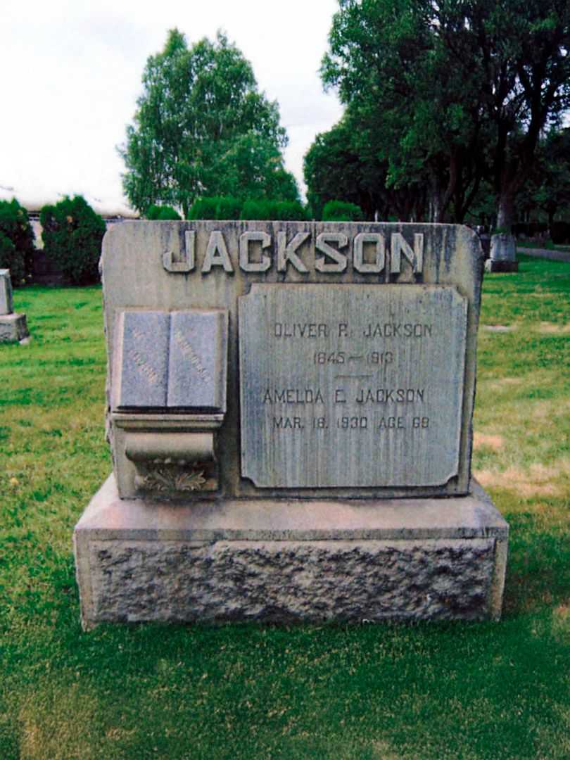 Amelda E. Jackson's grave