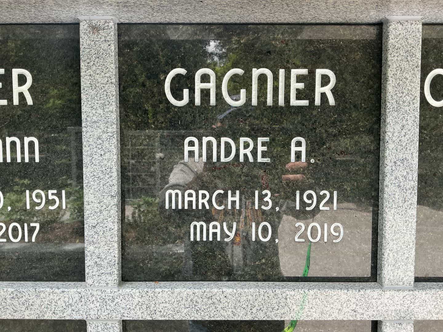 Andre A. Gagnier's grave