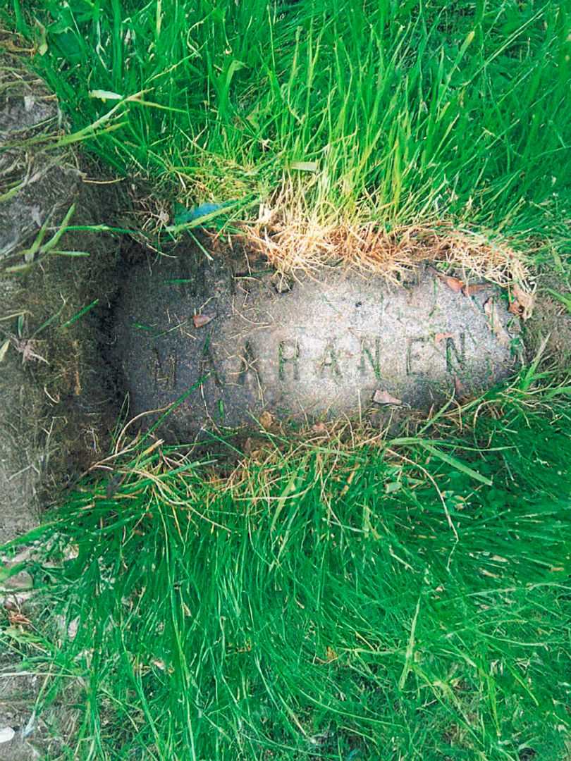 Edla Maaranen's grave