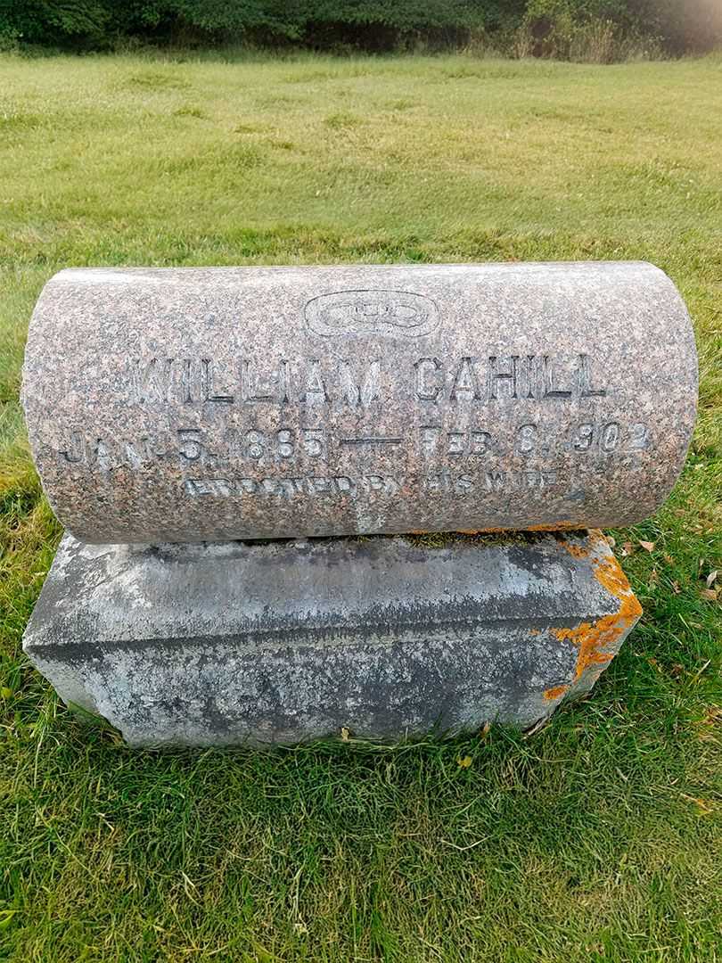 William Cahill's grave