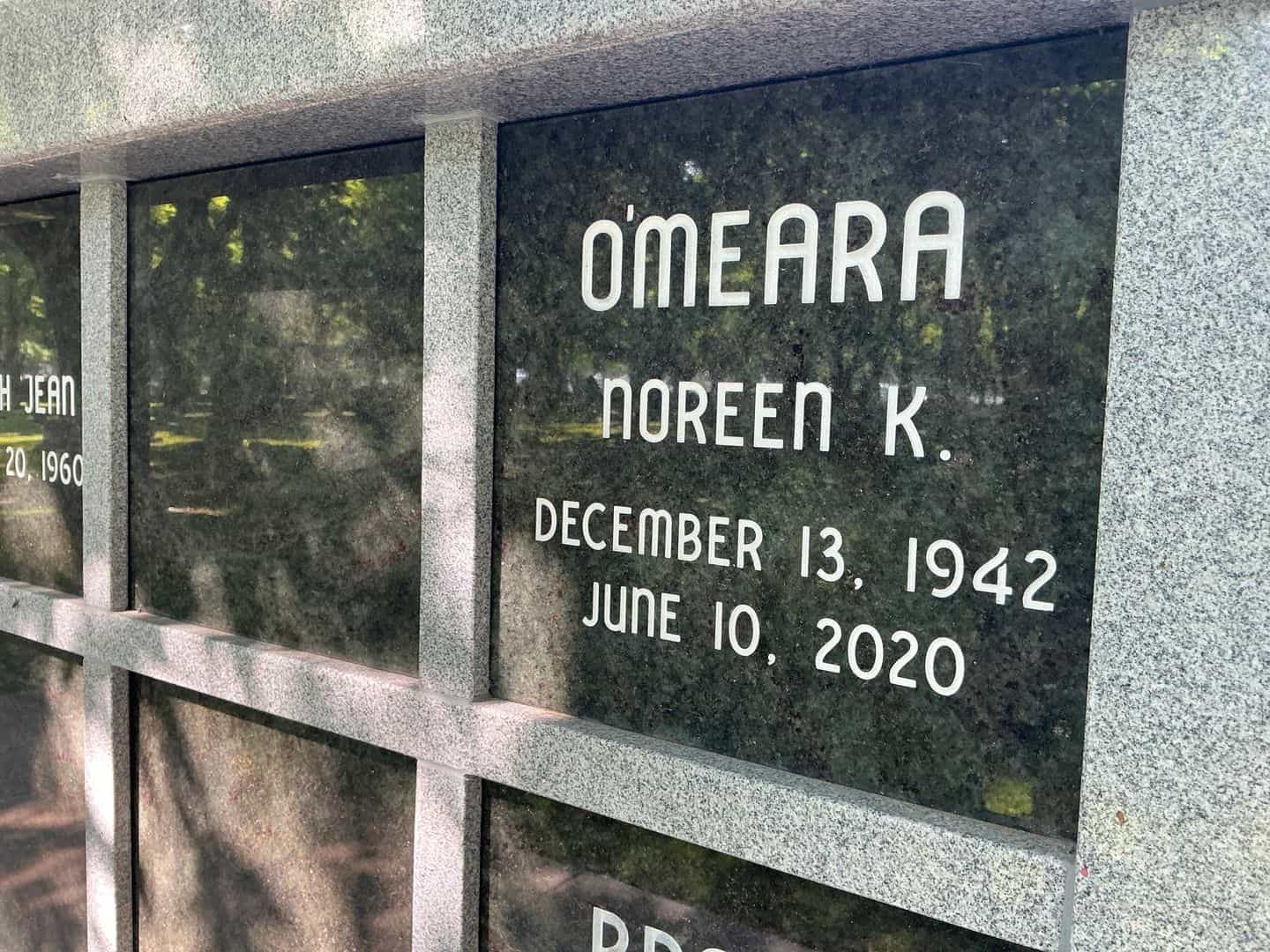 Noreen Katherine O'Meara's grave